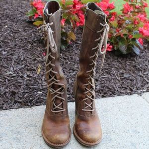 Villager Lace Up Frye Boots